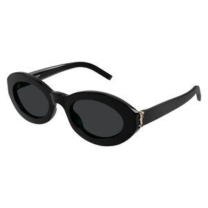 New SAINT LAURENT Black Square SL M136 001 Sunglasses Women